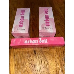 2 Urban Doll Purify Lashes Removal Serum 30ml & Squeeze Me Lash Applicator Set